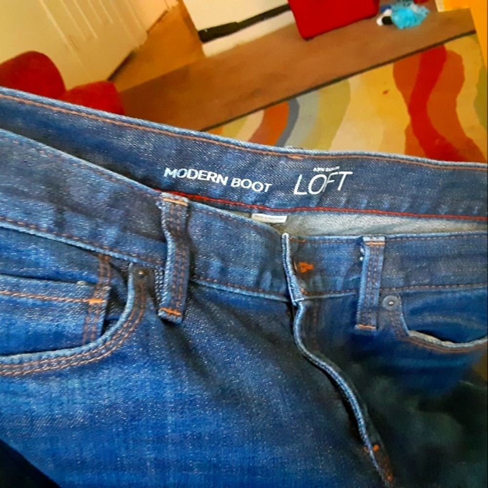 Ann Taylor's loft Jean'smodern boot size 8